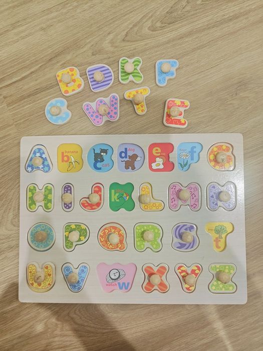 Układanki drewniane dla dzieci