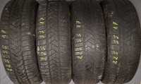 225/55 r17 4szt 5/7mm PIRELLI dwa sezony pojeżdżą ZIMOWE