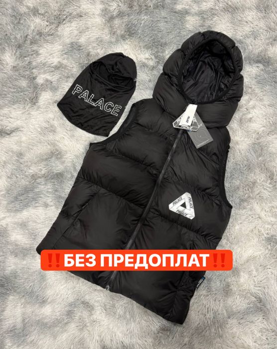 НАЙКРАЩА ЯКІСТЬ‼️Желет Palace ʼBalaclavaʼ Black (Чорний),пелес,желет,p