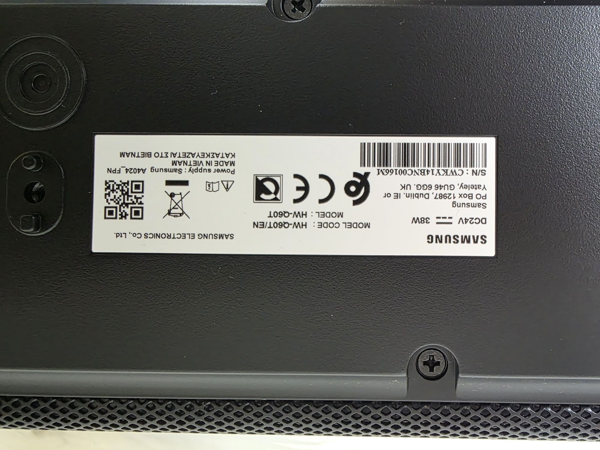 Soundbar Samsung Q60T