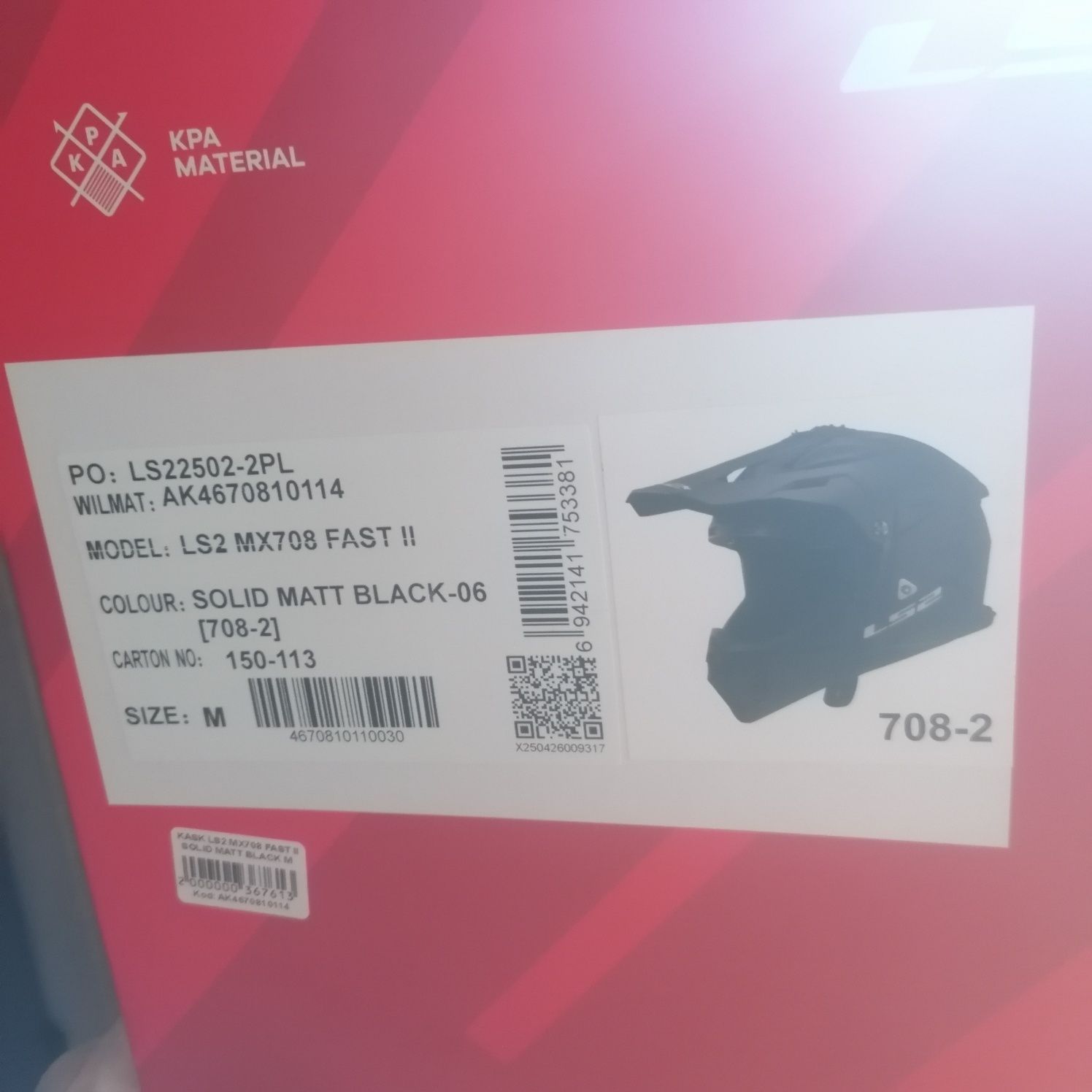 Kask LS2 MX708 Fast II