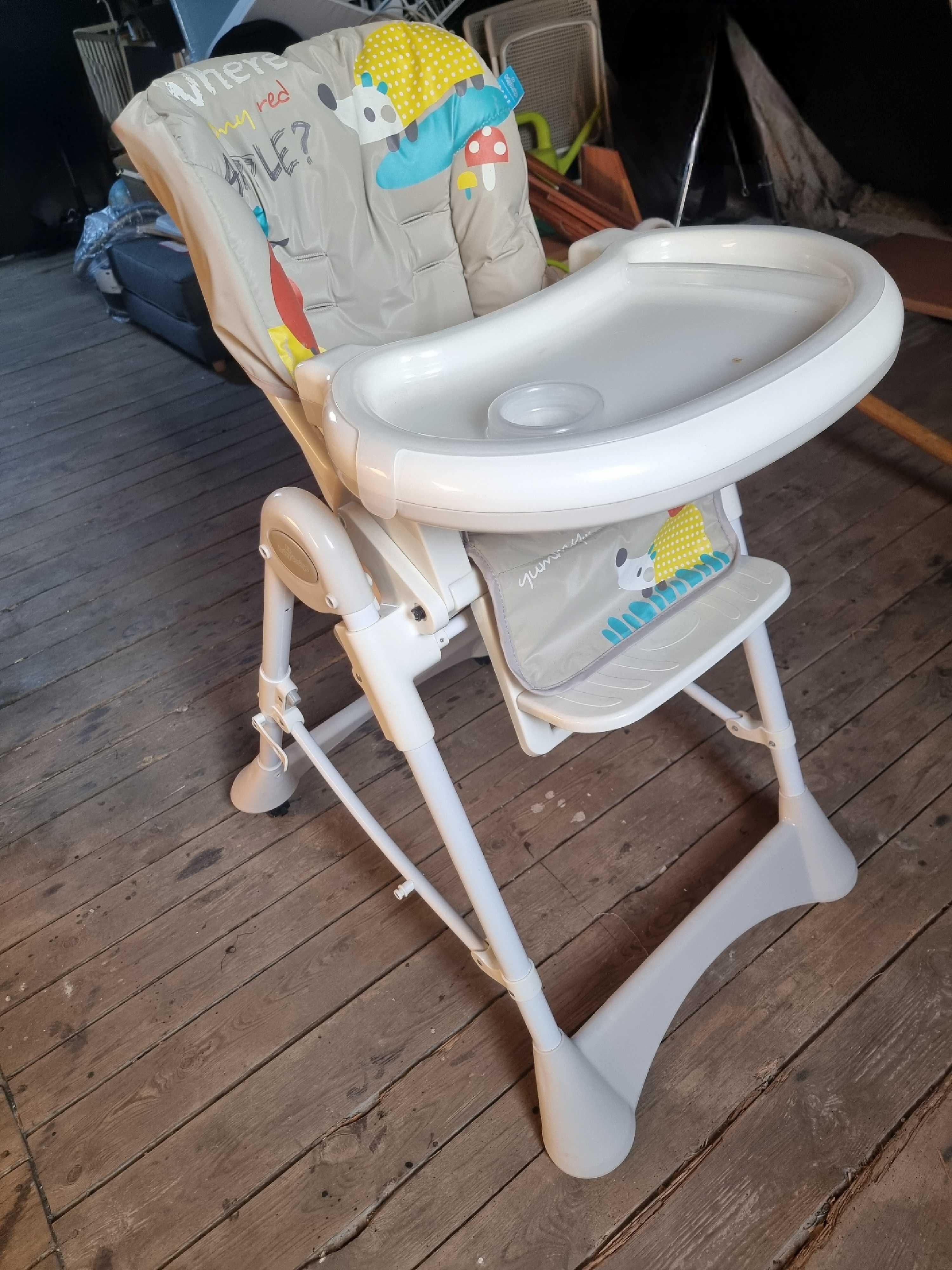 Krzesełko do karmienia Baby Design Pepe Stan BD Regulowane Składane