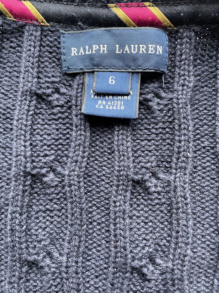 Sweter Polo Ralph Lauren 6 lat granatowy