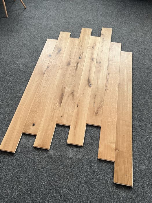 Deska Drewniana Dąb Rustic SCH 15x160x2000mm,4faza, OLEJ UVx2