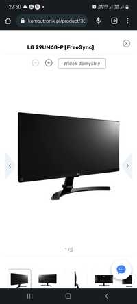 Monitor LG 29UM68-P  geamingowy