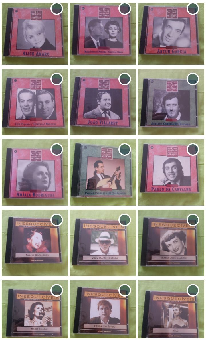 Lote de CD's de FADOS e outros