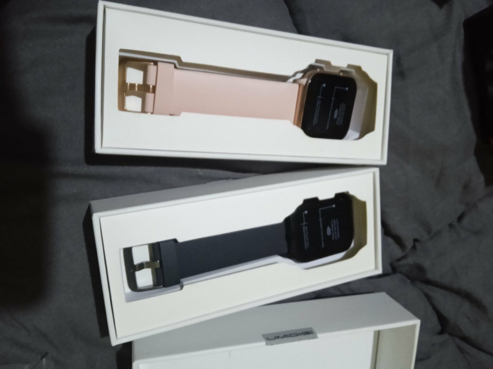 Смарт-годинник UMIDIGI Uwatch 5S  розові і чорні