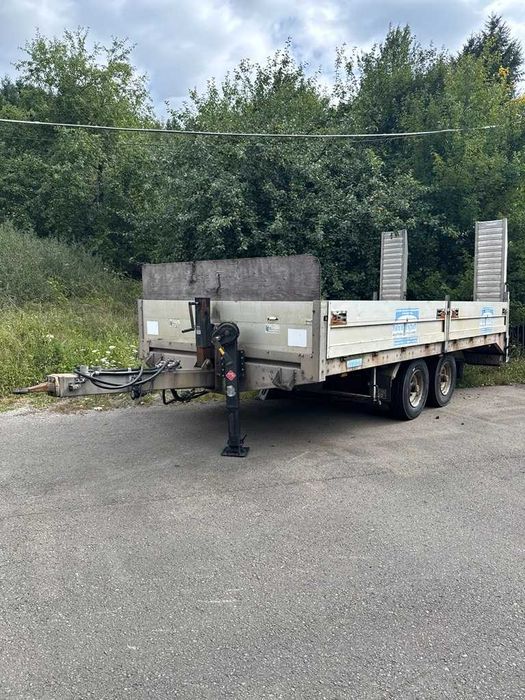 Przyczepa do sprzętu niskopodwozie BARTHAU 10t fakt VAT (netto 36 900)
