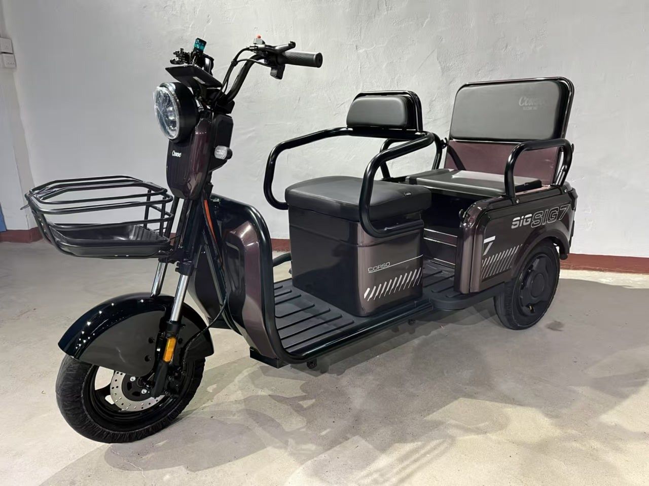 Трицикол CORCO SIG-7 SG Двигун 1000W 72/23АН ДОСТАВКА, ДО ВАС ДОДОМУ