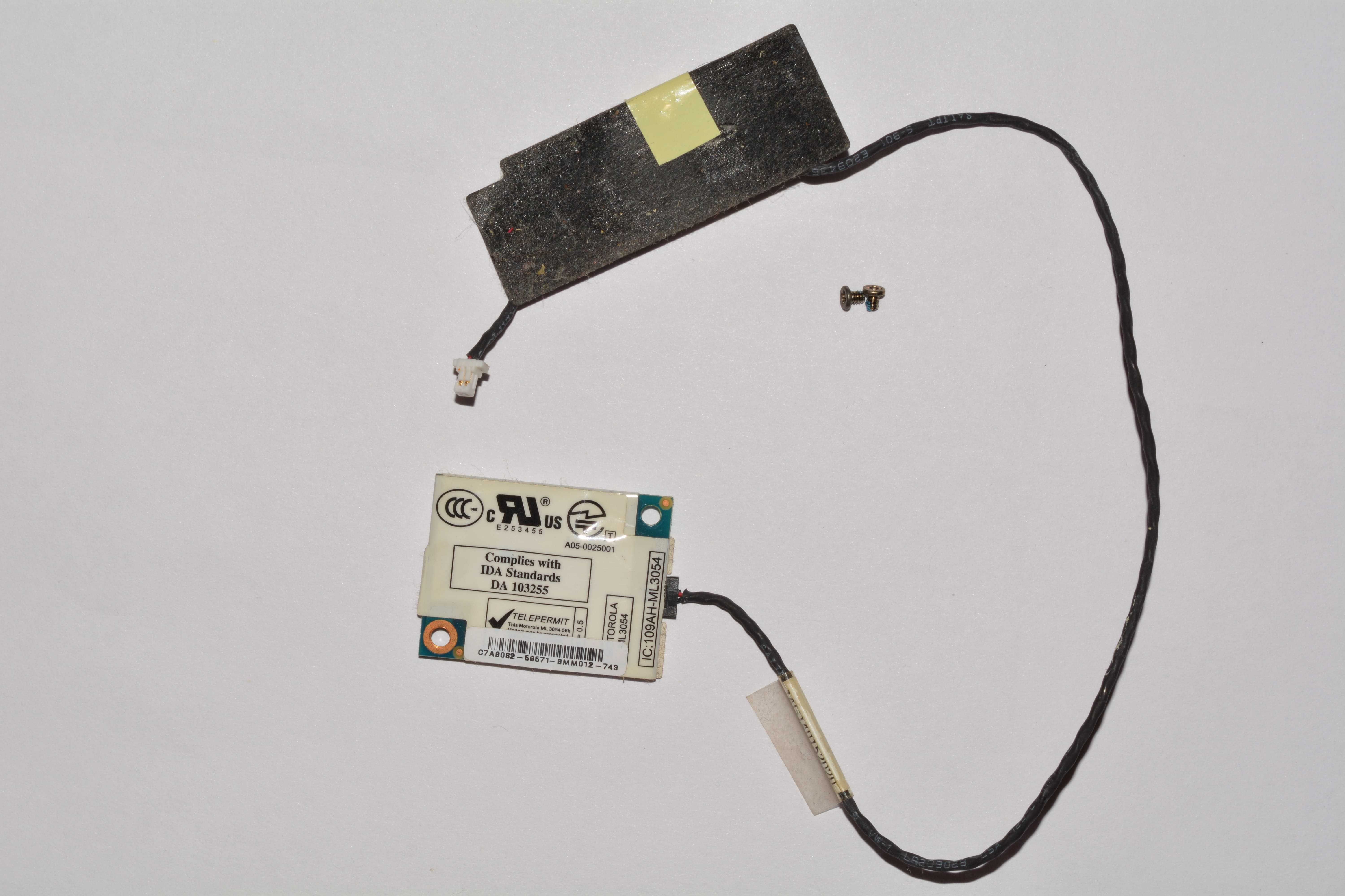 Модем Motorola ML3054 IC:109AH-ML3054 + шлейф Asus F9E