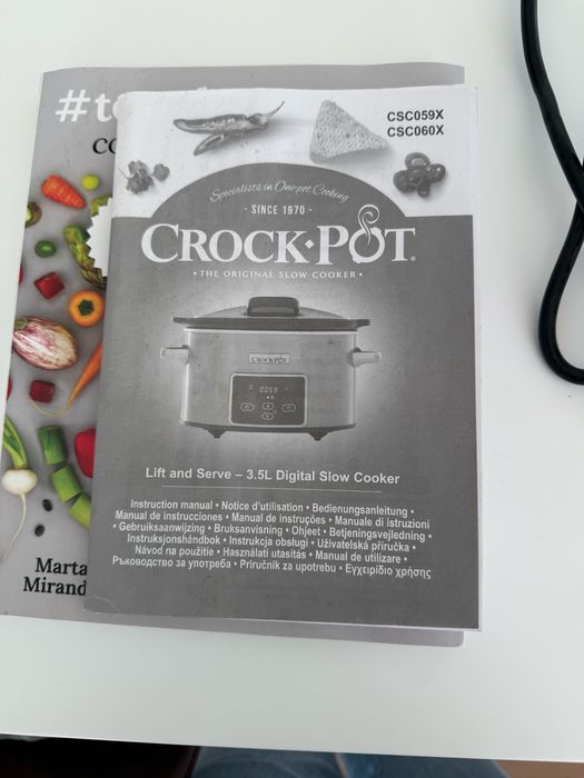 Panela CrockPot para cozedura lenta