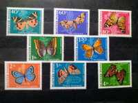 Znaczki Węgry 1969 motyle