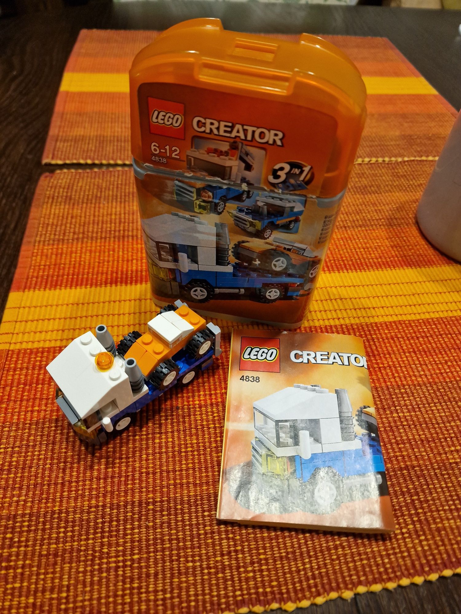 Lego Creator 2008 r. 3 w 1 3 in 1 4838 Mini pojazdy Mini vehicles