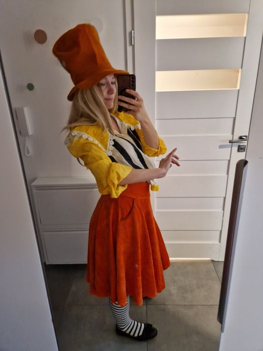XL 42 XXL 44 Alicja w krainie czarów strój karnawałowy przebranie
