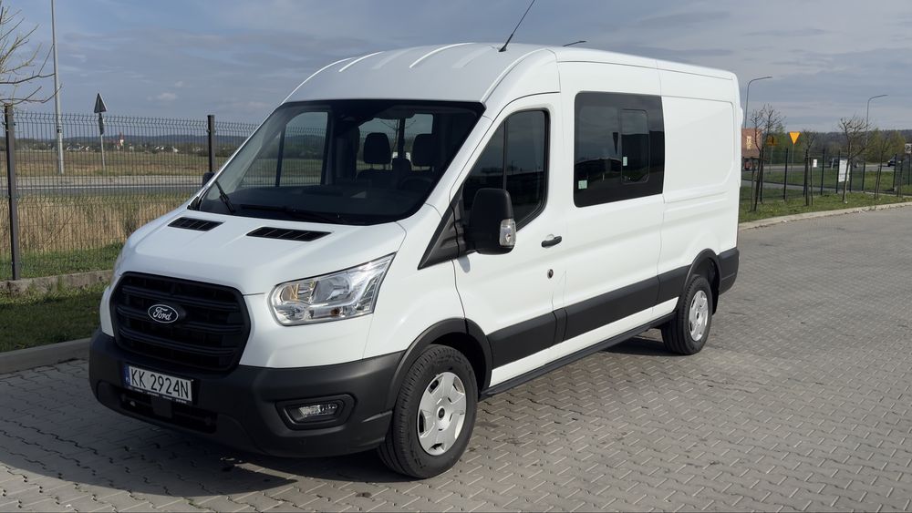 Ford transit brygadowy 7os 2025 wynajem bus paka 170km automat
