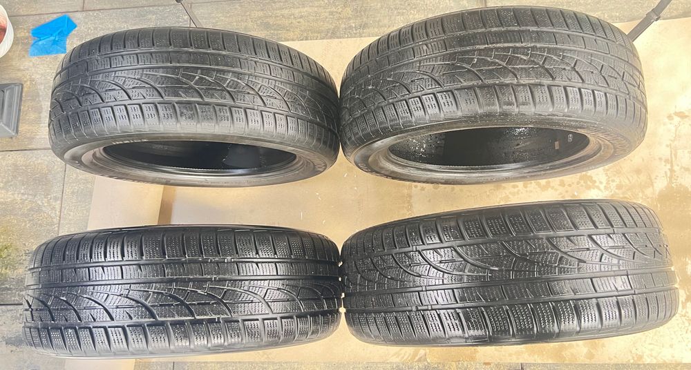 Komplet zimowych opon Hankook Winter i*cept evo2 225/45R18 – jak nowe!
