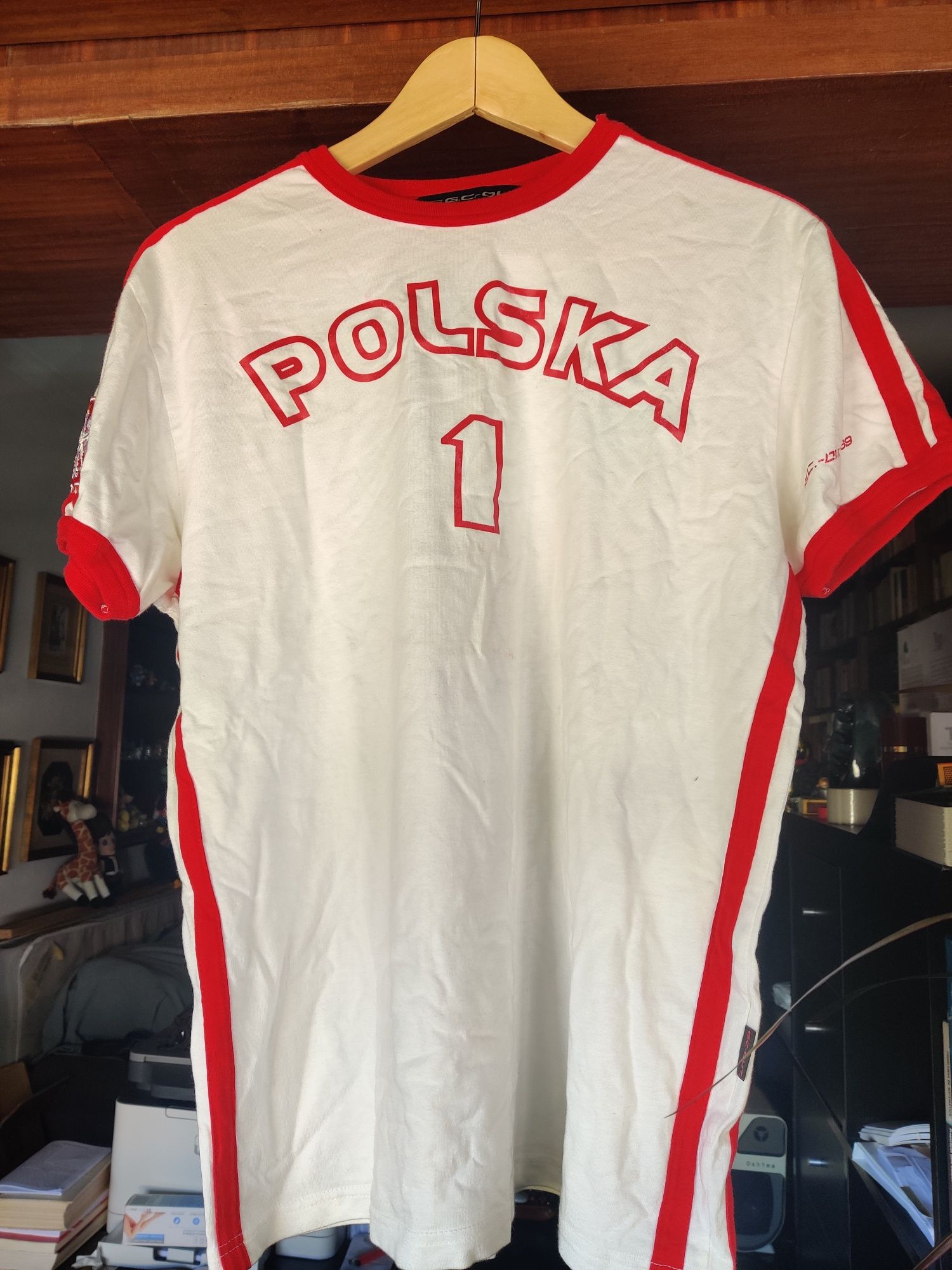 T-shirt Polska Polónia unisexo L