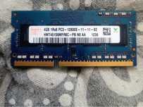 Pamięć RAM do laptopa Hynix 4GB DDR3 1600MHz (PC3-12800S)