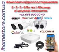 Відеонагляд/Система відеоспостереження комплект відеонагляду камери