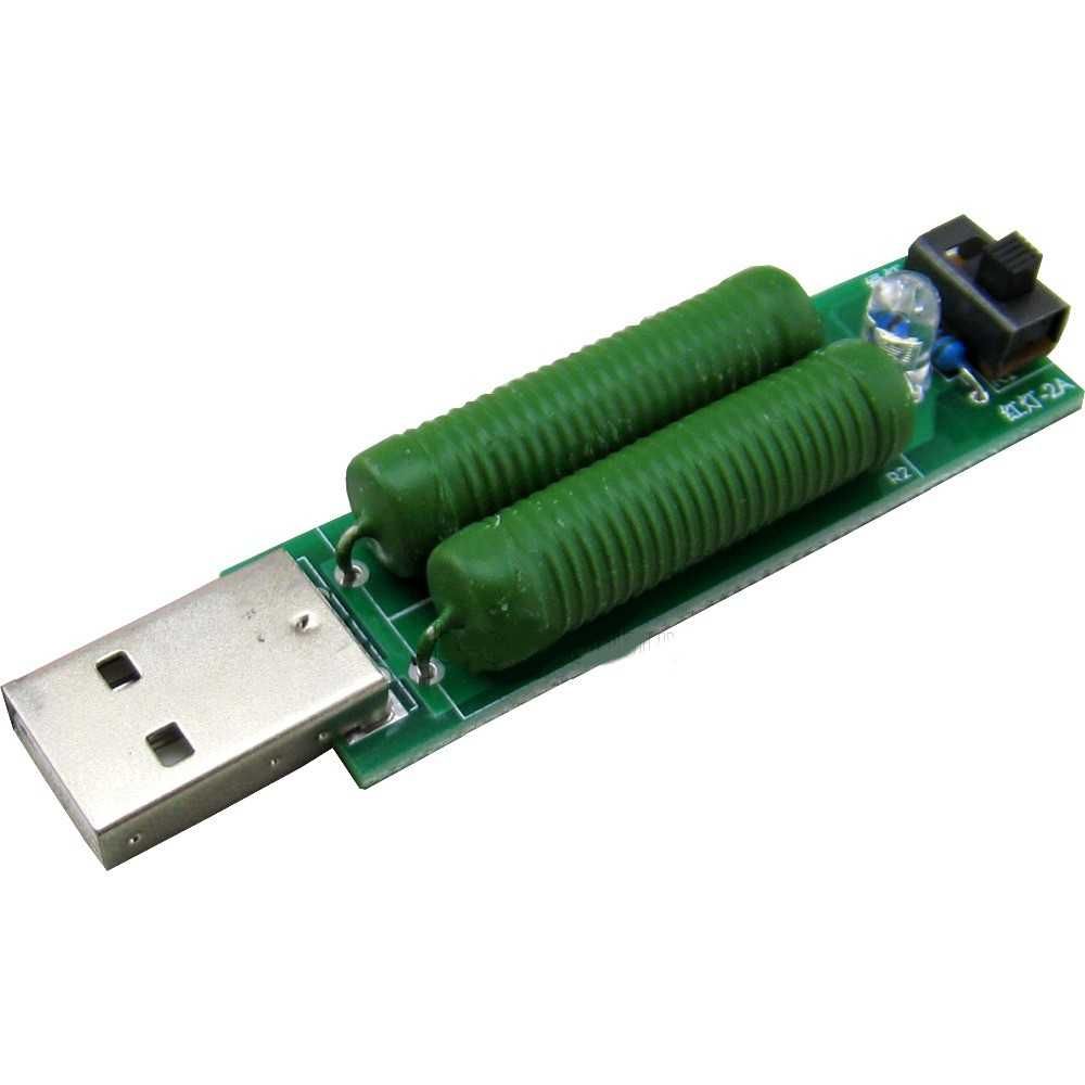 USB навантажувальний резистор / USB нагрузка 1А / 2 А