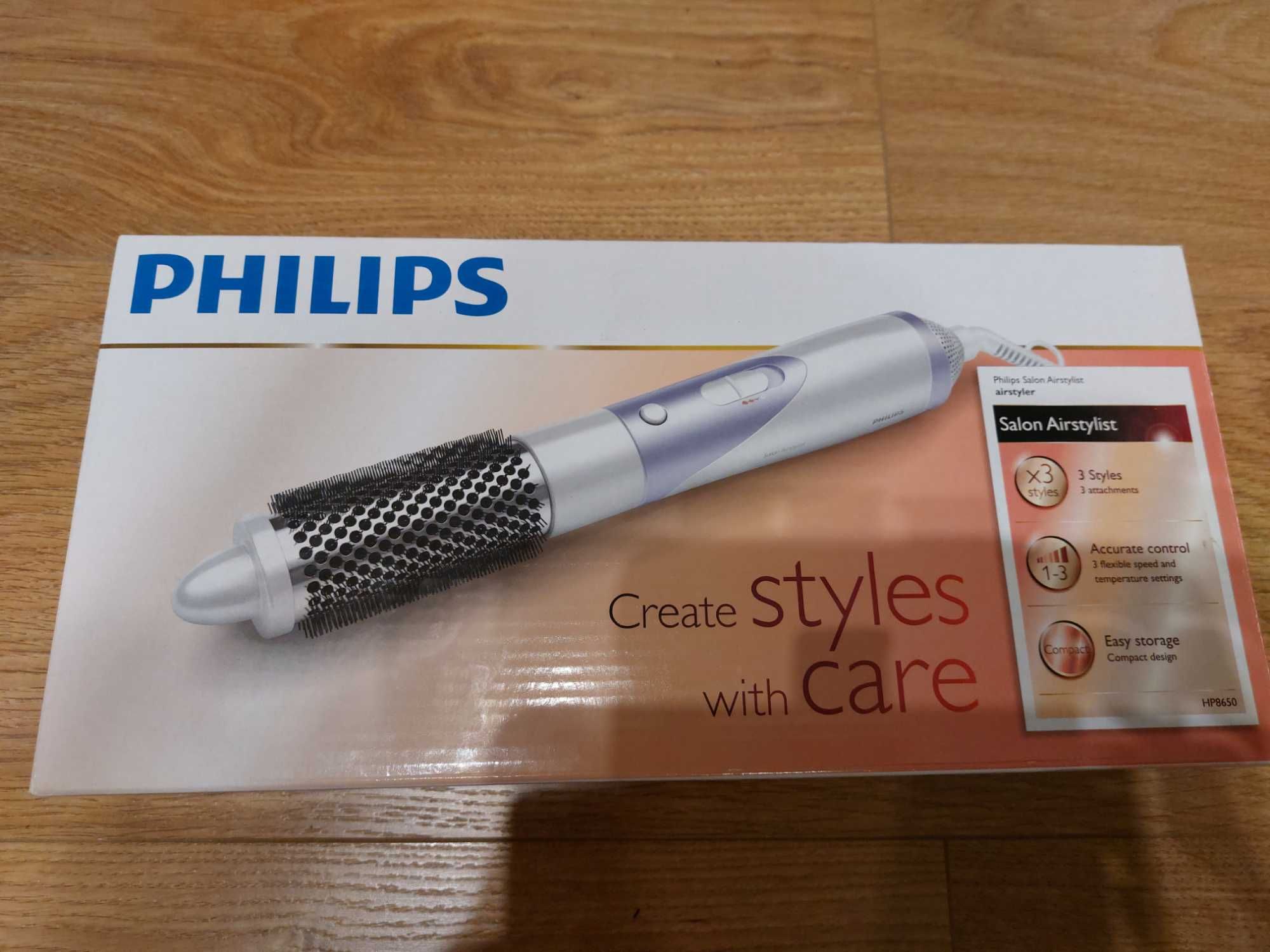 Szczotka półokrągła do suszarko-lokówki Philips Salon AirstylistHP8650