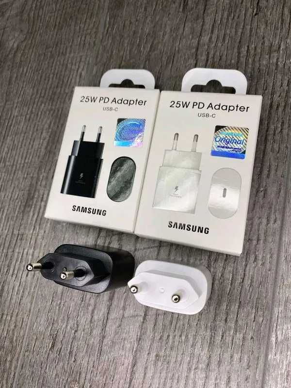 Samsung 25W QC3,  Type-C + Cable Type-C&Type-C з кабелем