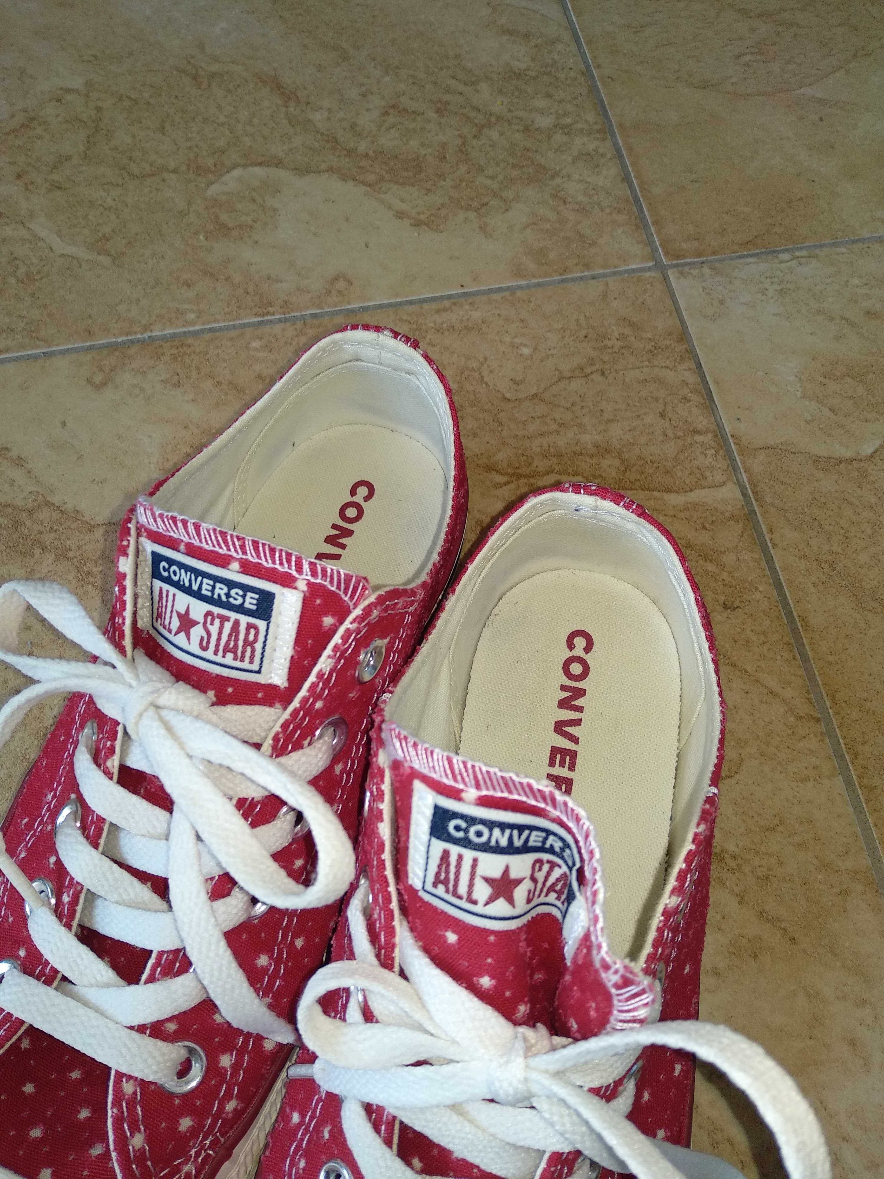 Converse 40 czerwone