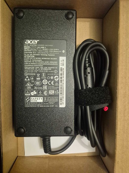 Блок живлення для ноутбука ACER 19.5V, 9.23A, 180W
