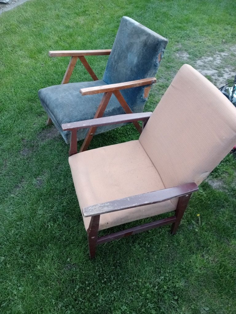 Fotele do renowacji 3szt