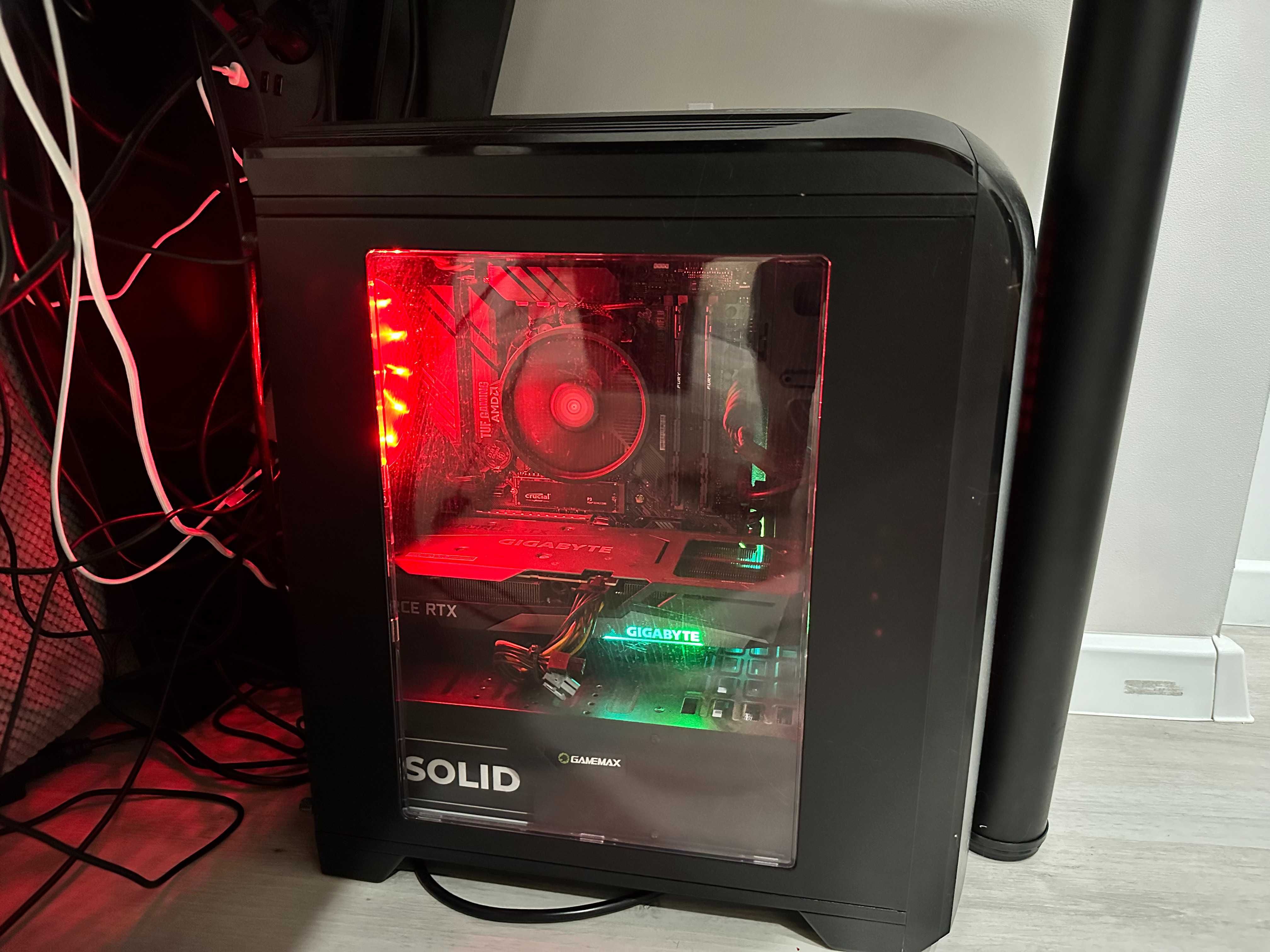 Игровой компьютер ПК Ryzen 5 5600\RTX 3060  DDR4 32GB\2TB SSD M2