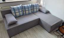 Szara sofa Lilly