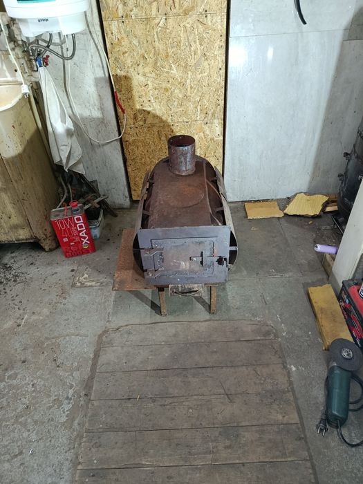 Буржуйка грубка для гаража