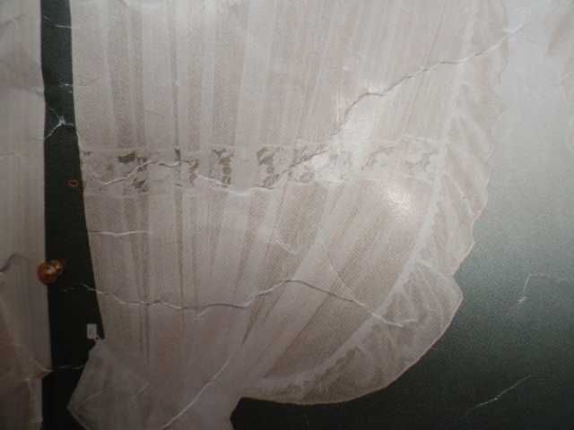 Dwie firany okienne szerokosc 4 m x wysokosc : 185 cm