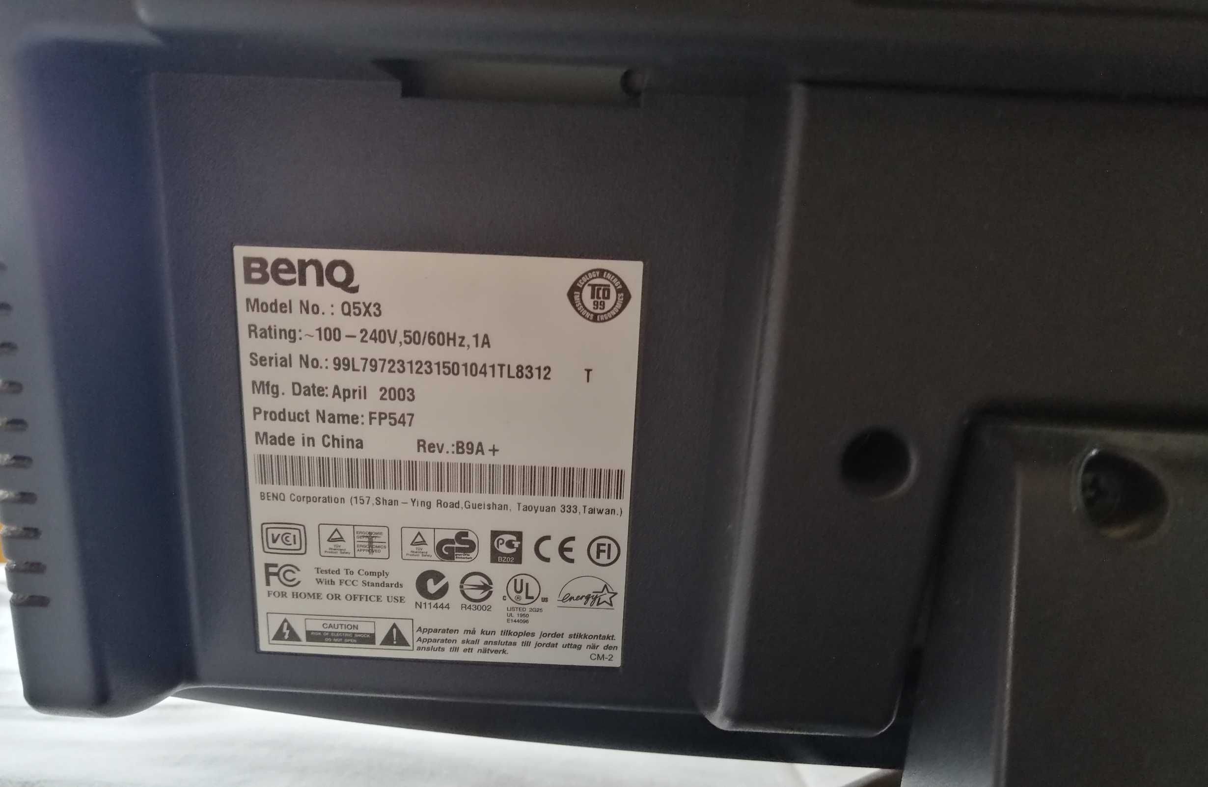 Ecrãn de computador Benq.