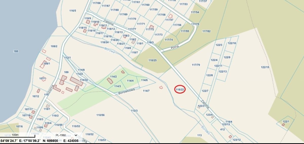 Gostomko, Kaszuby, działka letniskowa 5672 m2 + budynki blisko jeziora