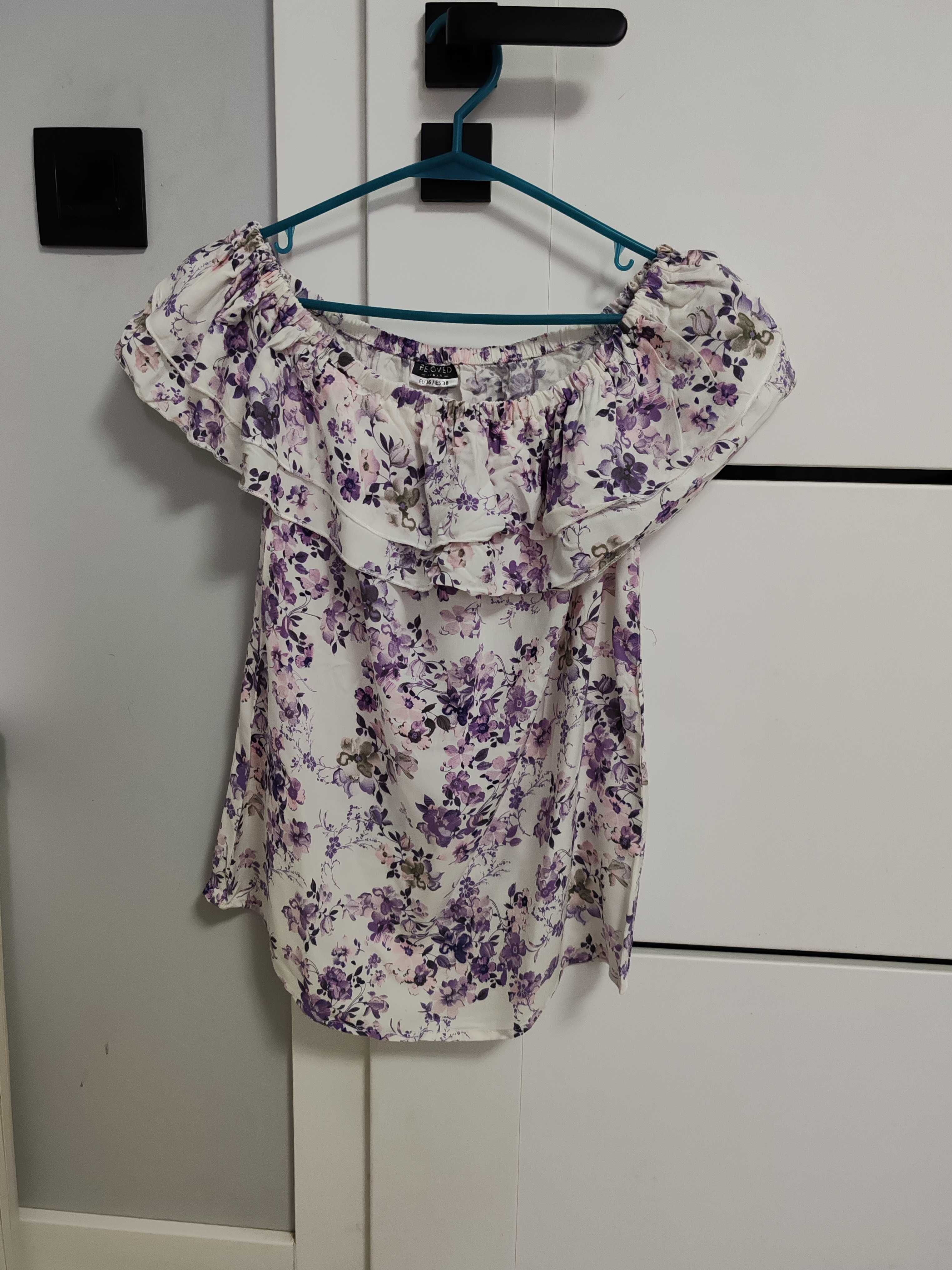 Nowa bluzka w kwiaty z metką rozmiar M halenka bluza bluse