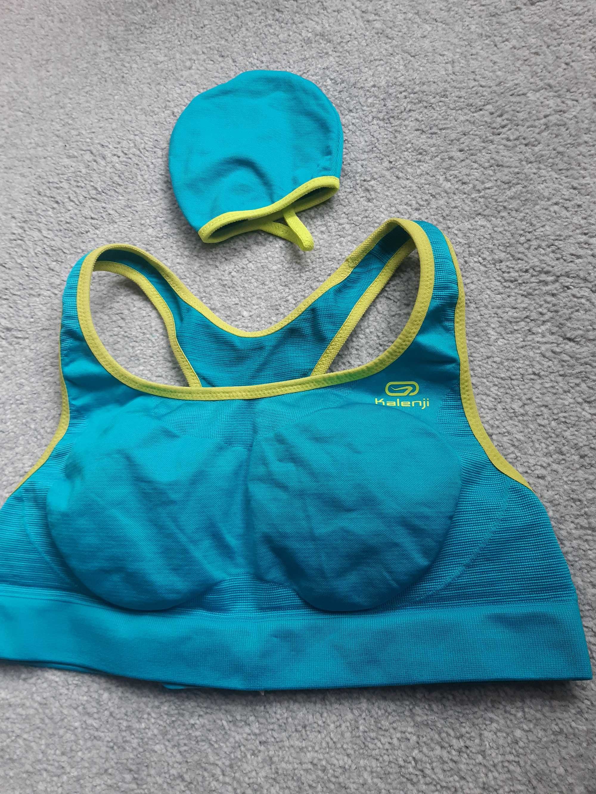 Niebieski Stanik sportowy S/M