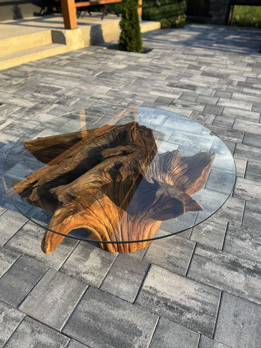 Столик з натурального дерева