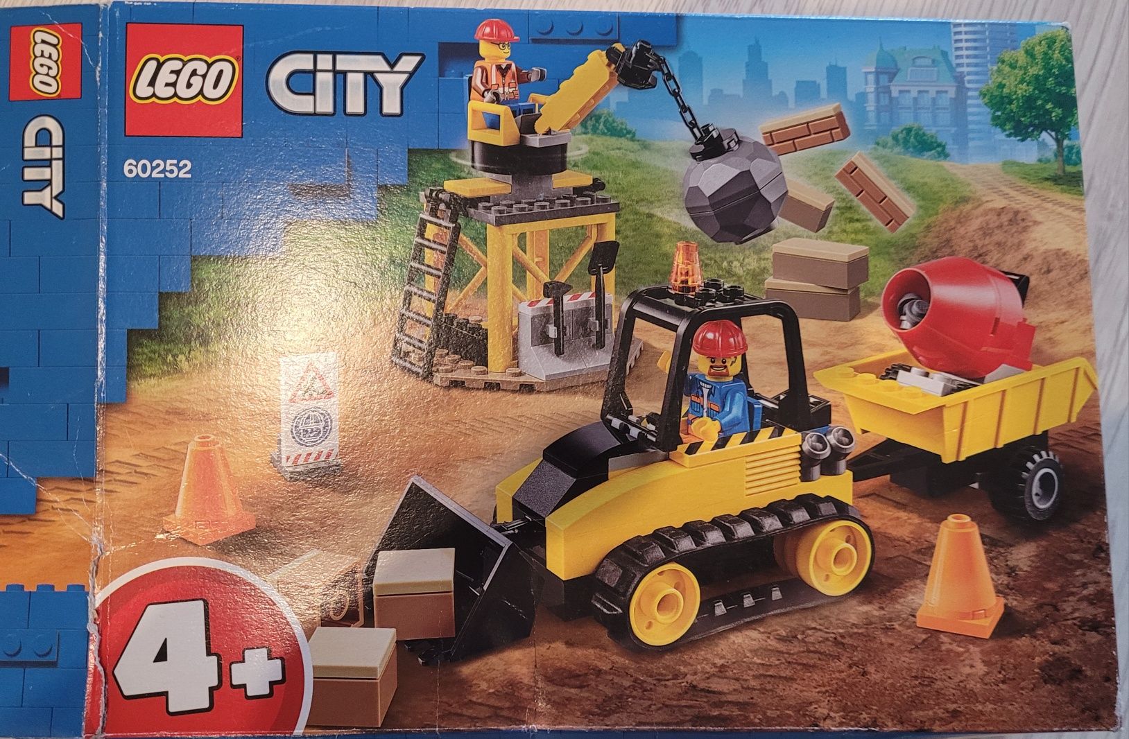 Lego City, buldożer koparka budowlany. 60252.