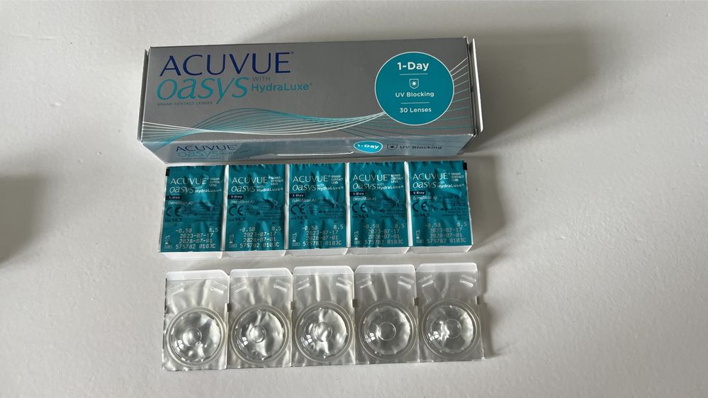 ACUVUE® OASYS 1-Day 27 szt. -0,50 jednodniowe