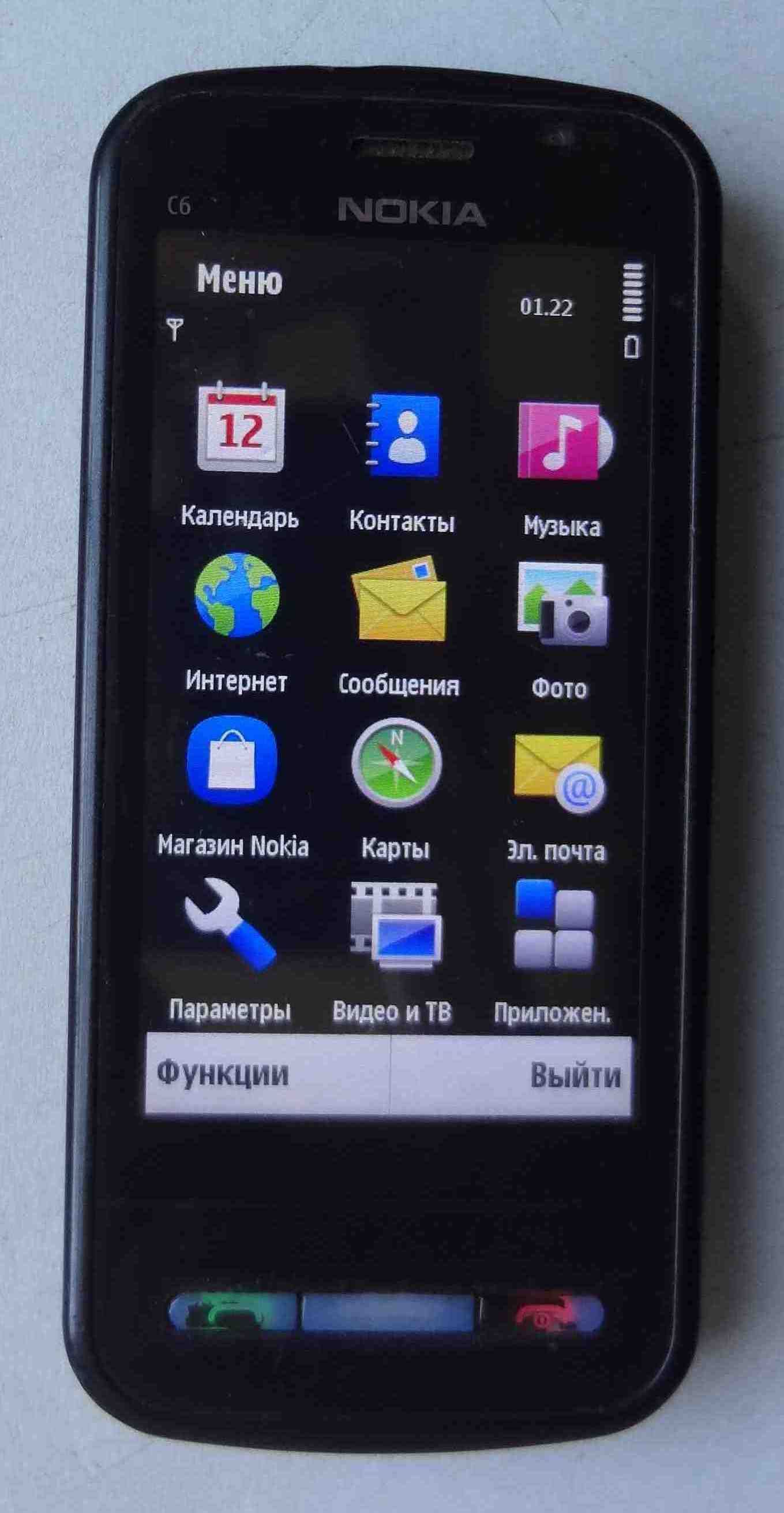 Смартфон Nokia C6-00, рабочий