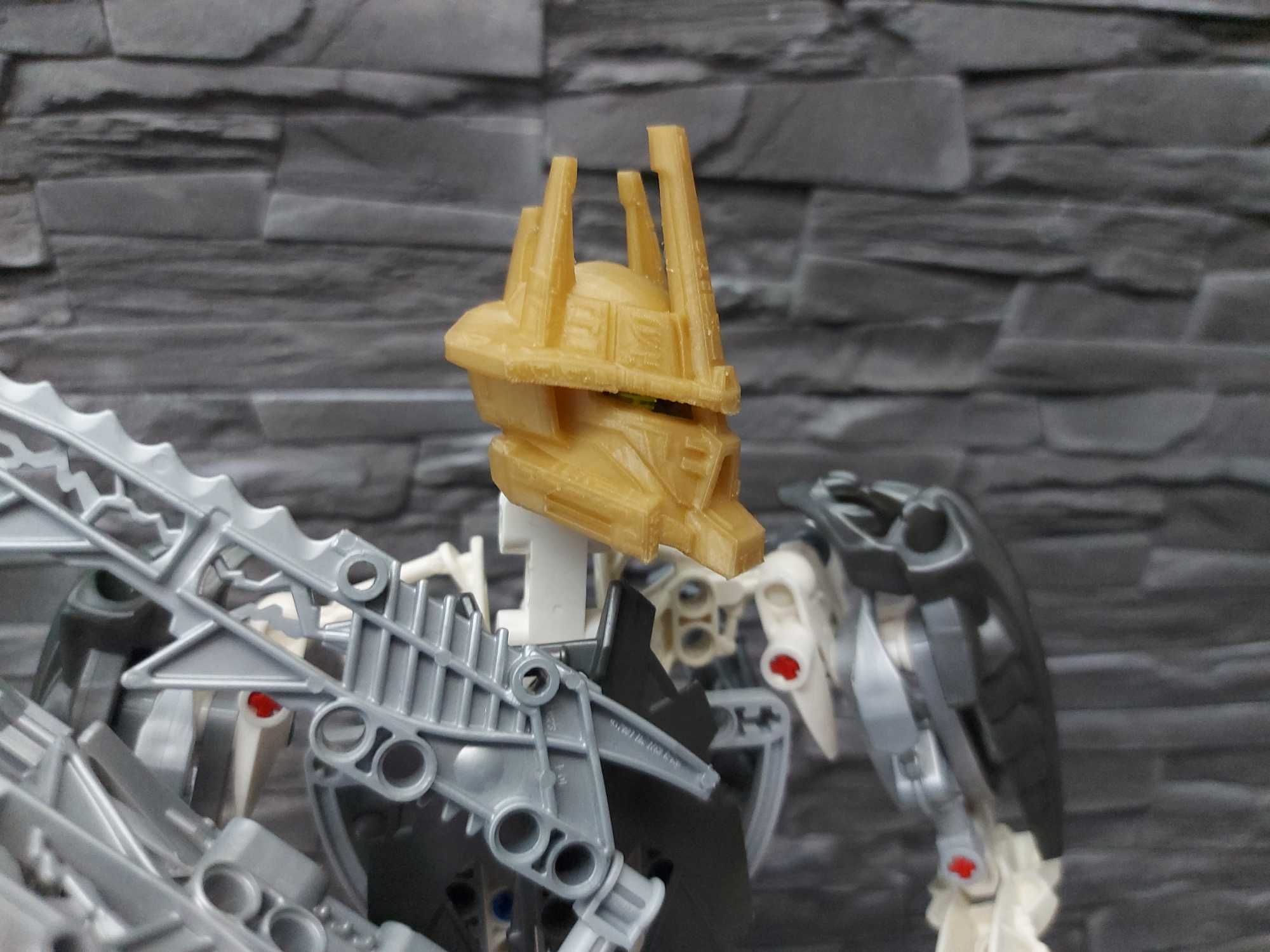 Lego Bionicle Maska Artakha Kanohi GOLD Druk 3D