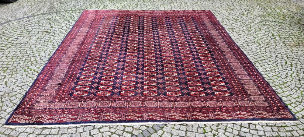 lśniący dywan buchara ręcznie tkany pakistan 285/360cm