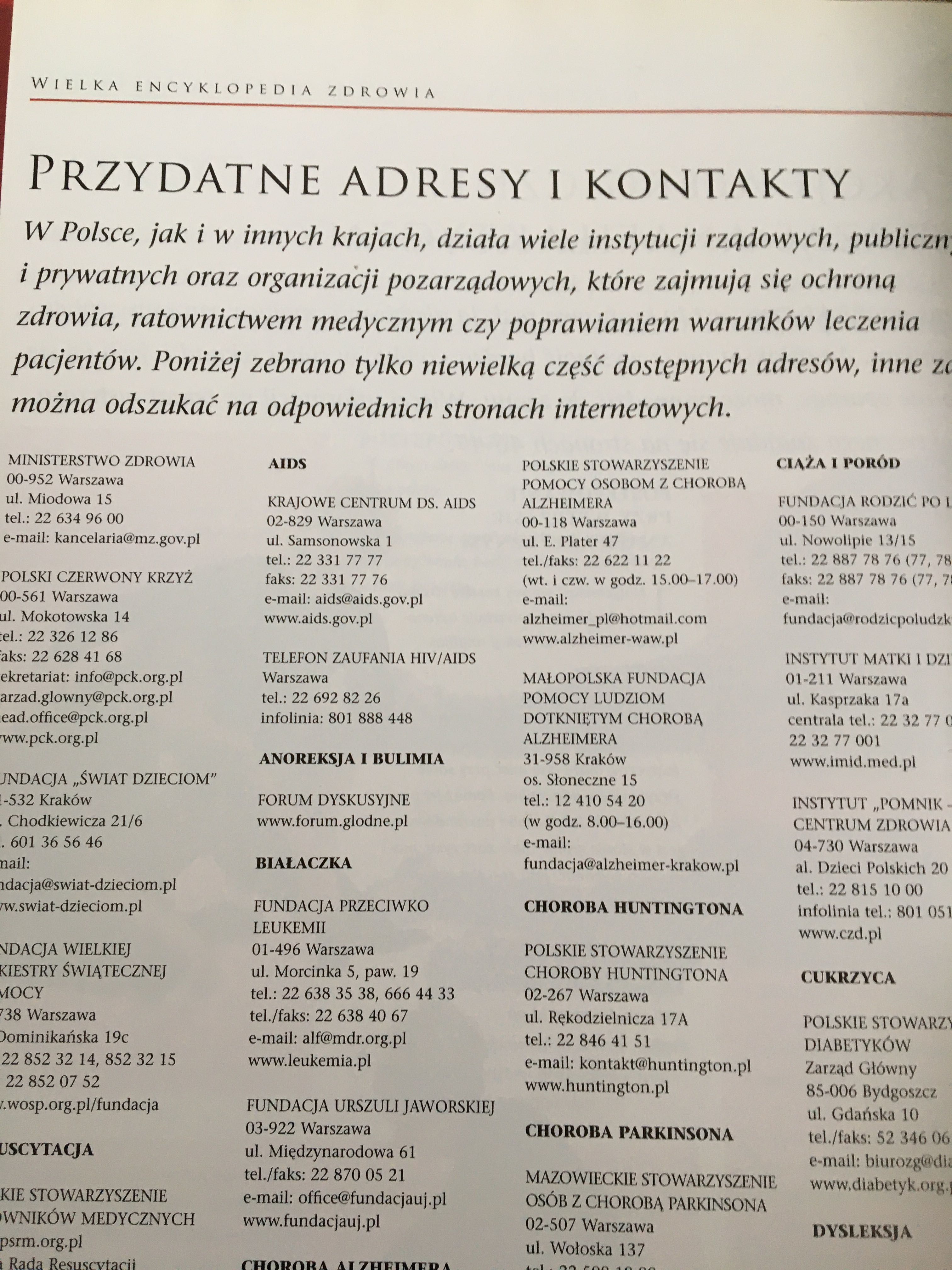 Wielka encyklopedia zdrowia dla całej rodziny