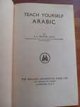Teach yourself arabic