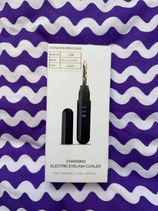 Zalotka do rzęs elektryczna czarna podgrzewana