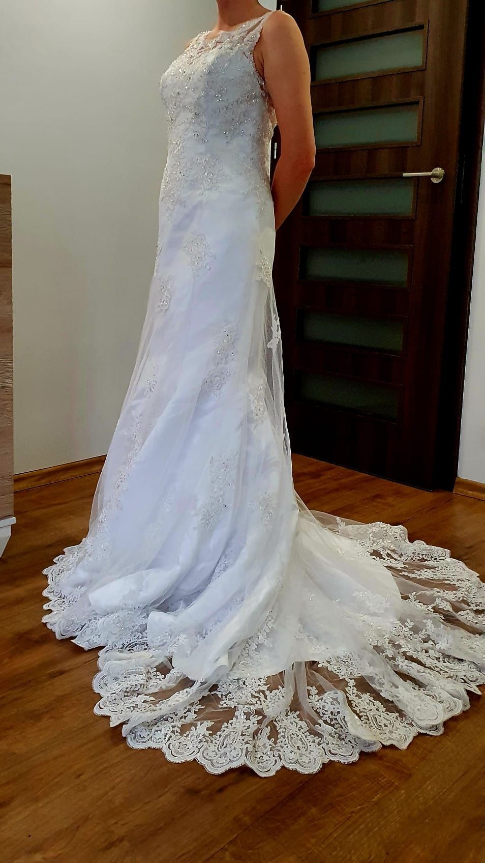 Piękna suknia ślubna nowa rozmiar z metki 8