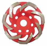 Diamentowa Tarcza Garnkowa Do Szlifowania Betonu 125Mm Red L-Shape