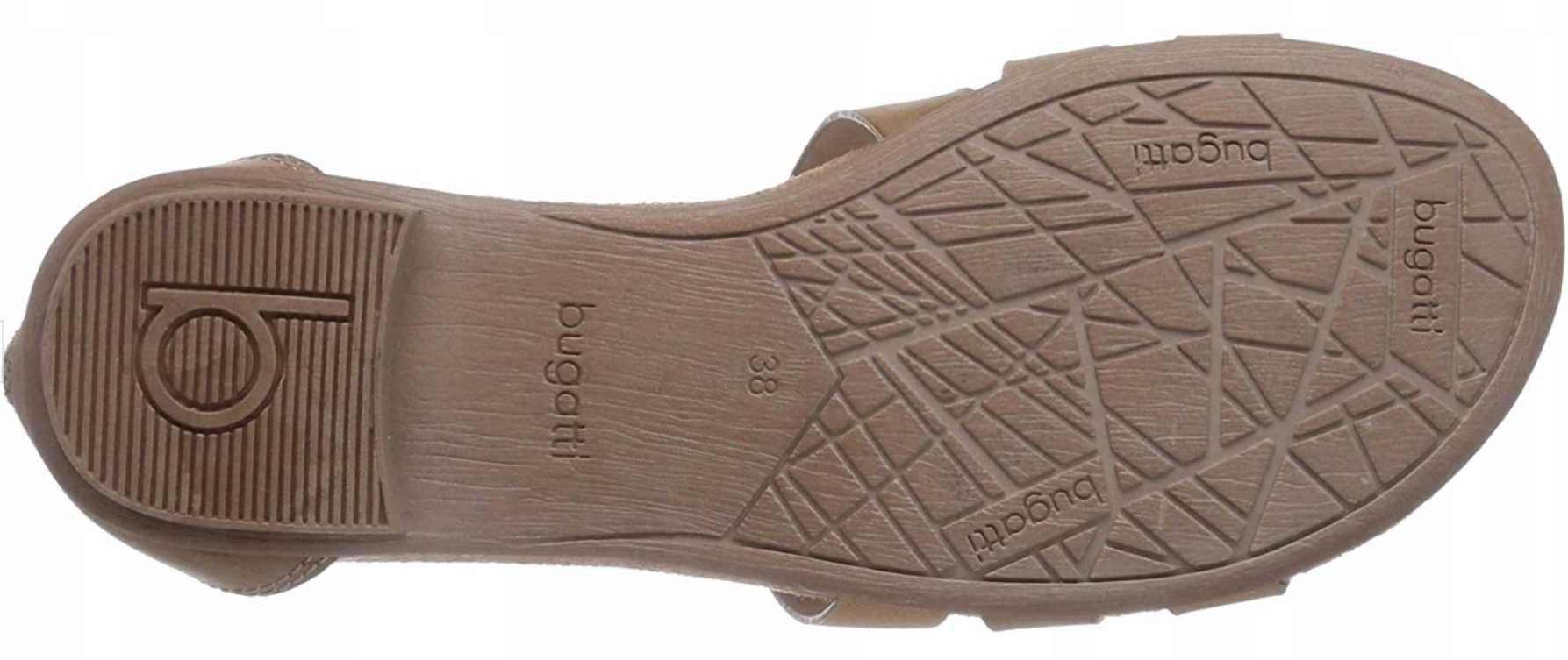 BUGATTI nowe w buty gladiatorki japonki sandały skóra naturalna