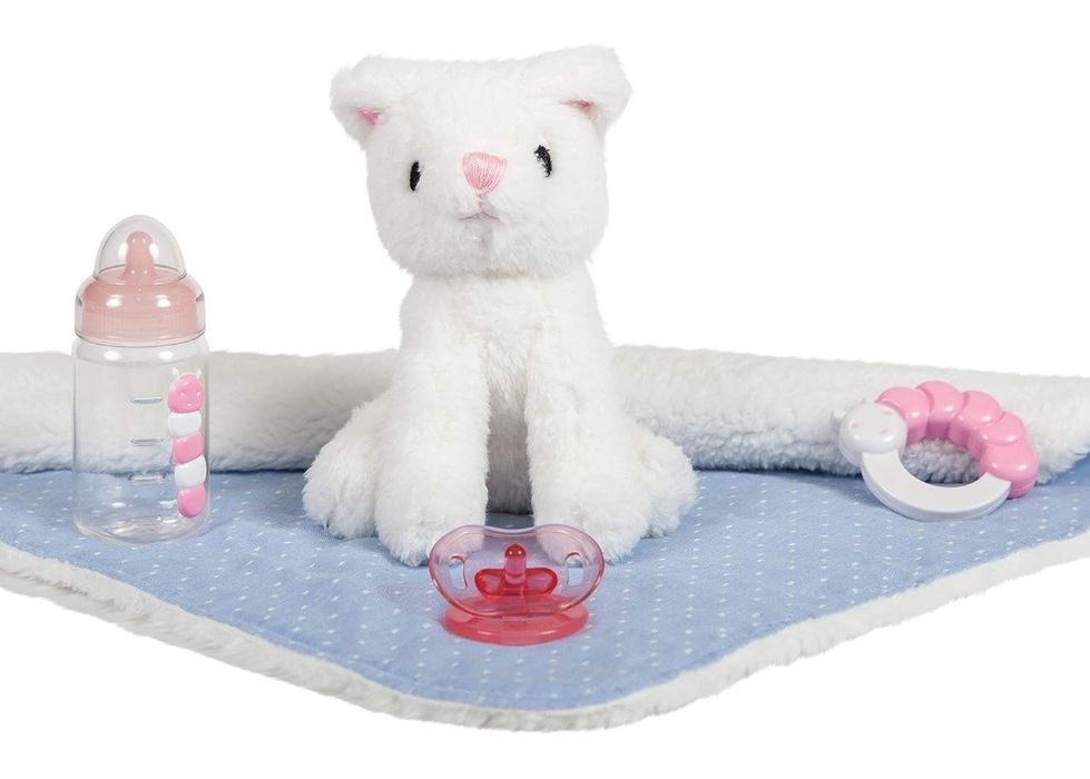 Bebê Reborn 38cm La Newborn inclui tudo da imagem